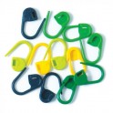 KnitPro Stekenmarkeerders geel/groen/blauw