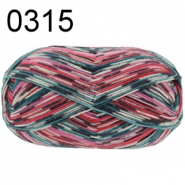 LANA GROSSA Meilenweit 6 draads 150 Merino Christmas