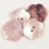 602 Bloem licht roze 25 mm