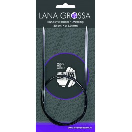 LANA GROSSA/Knitpro messing rondbreinaald