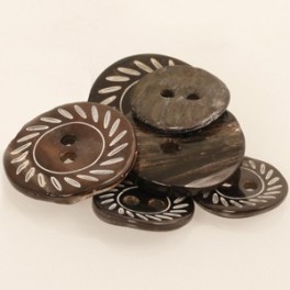 525 Schelp 15 mm met gaten