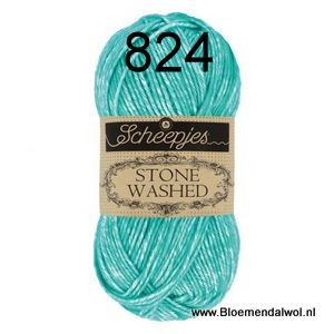 Scheppjeswol Stone Washed 824 Turquoise