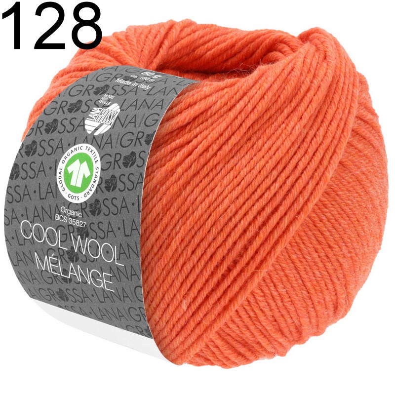 Cool Wool Mélange GOTS 128