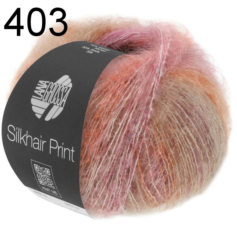 LANA GROSSA Silkhair Print 25 gr 403