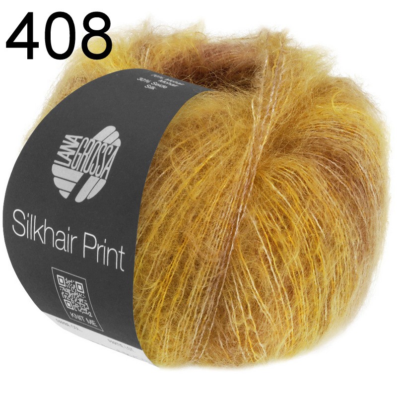 LANA GROSSA Silkhair Print 25 gr 408