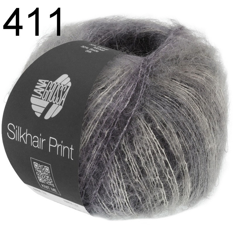 LANA GROSSA Silkhair Print 25 gr 411