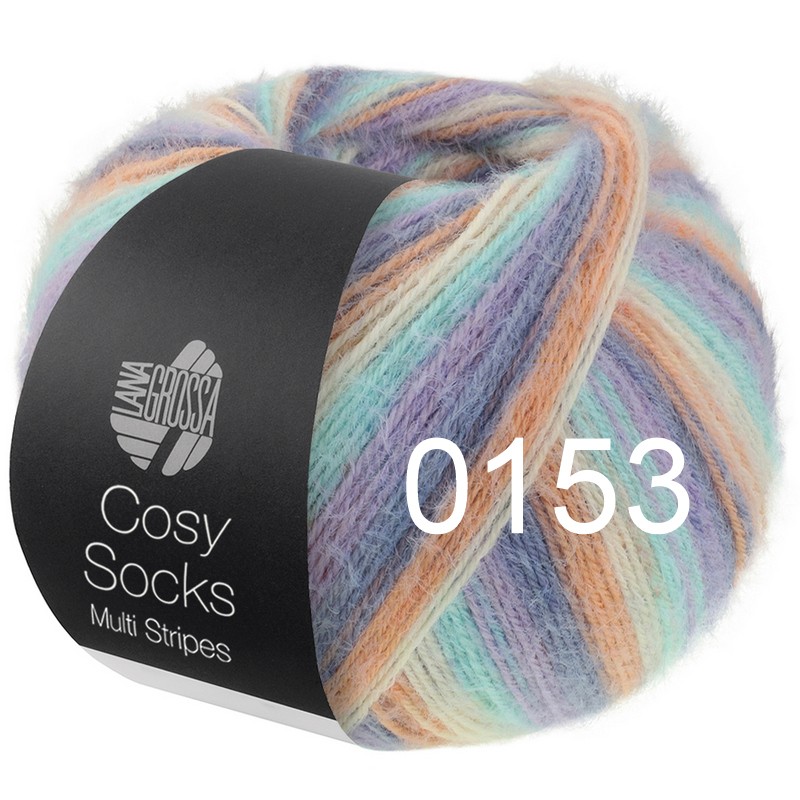 MW 100 Cosy Socks Multi Stripes 0153
