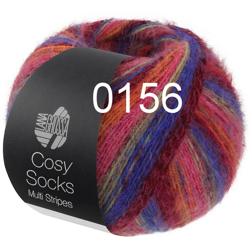 MW 100 Cosy Socks Multi Stripes 0156