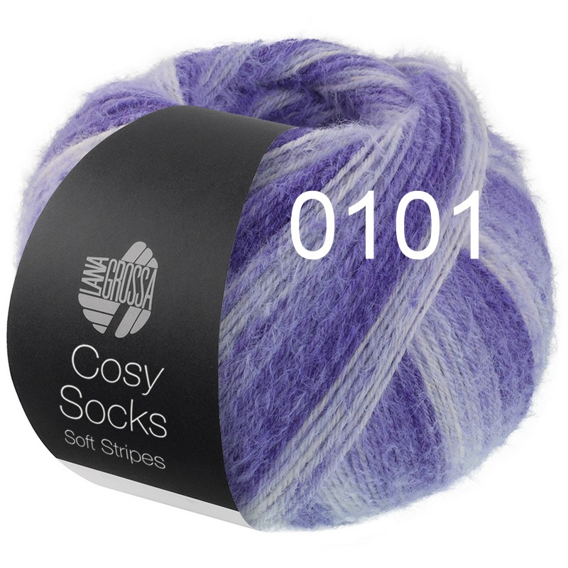 Cosy Socks Soft Stripes 0101