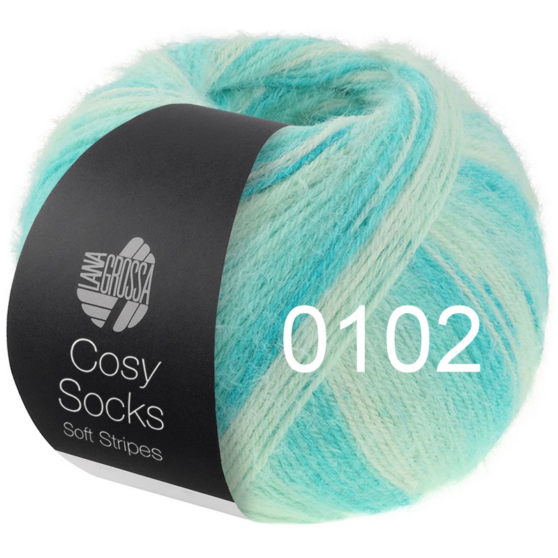 Cosy Socks Soft Stripes 0102