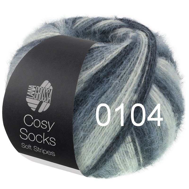 Cosy Socks Soft Stripes 0104