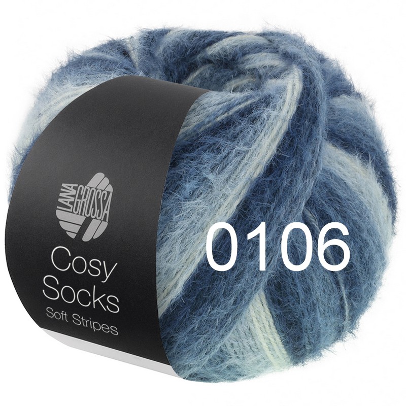 Cosy Socks Soft Stripes 0106