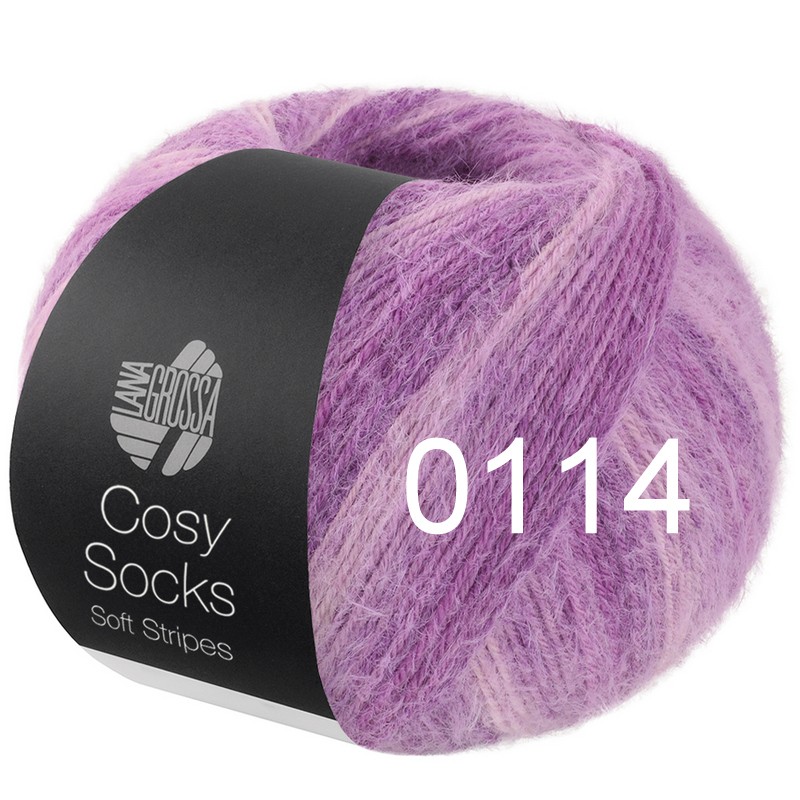 Cosy Socks Soft Stripes 0114
