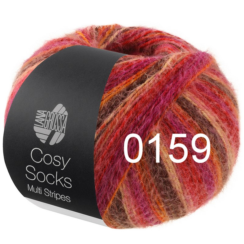Cosy Socks Multi Stripes 0159