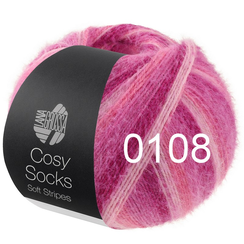 Cosy Socks Soft Stripes 0108