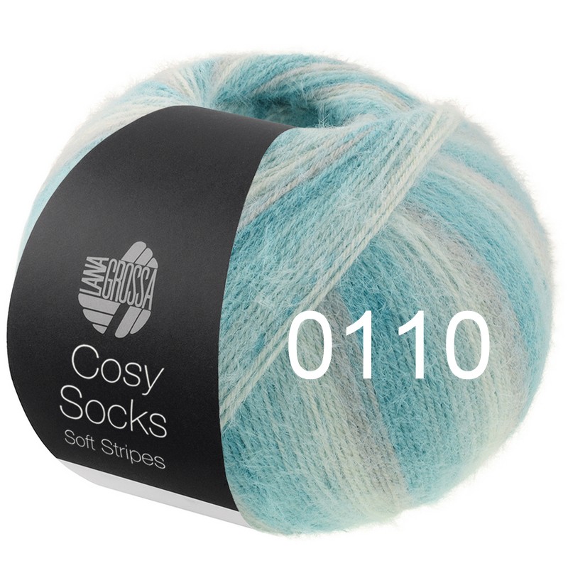 Cosy Socks Soft Stripes 0110