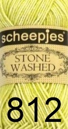 Scheepjeswol Stone Washed 812 lemon quartz