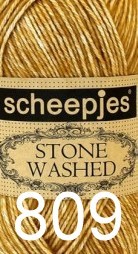 Scheepjeswol Stone Washed 809 yellow jasper