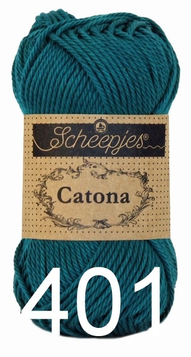 Scheepjeswol Catona 25 - 401 Dark Teal