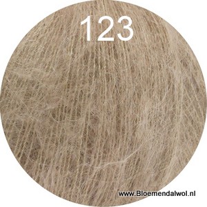 LANA GROSSA Silkhair uni melange 123