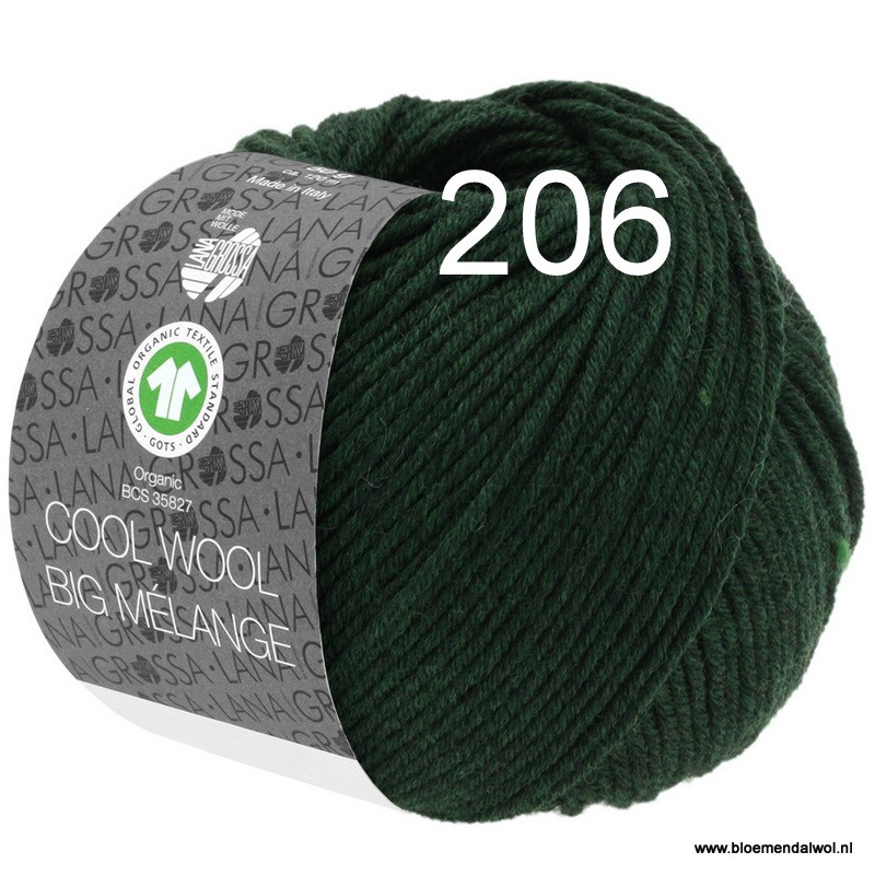 Cool Wool Big Mélange GOTS 206