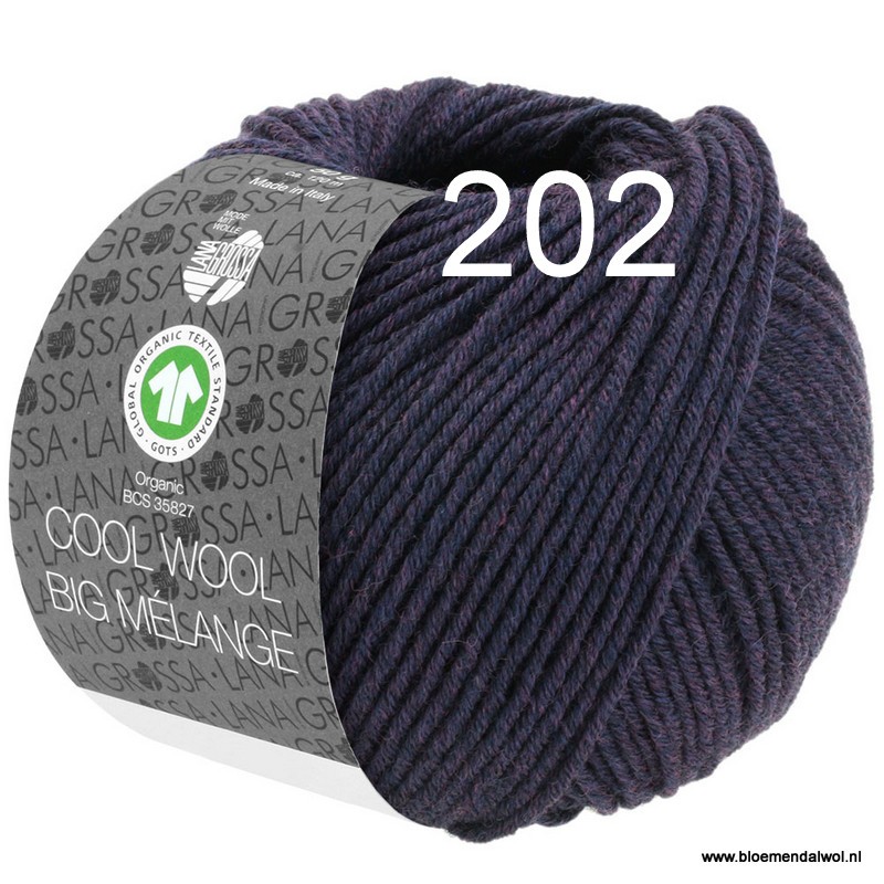 Cool Wool Big Mélange GOTS 202