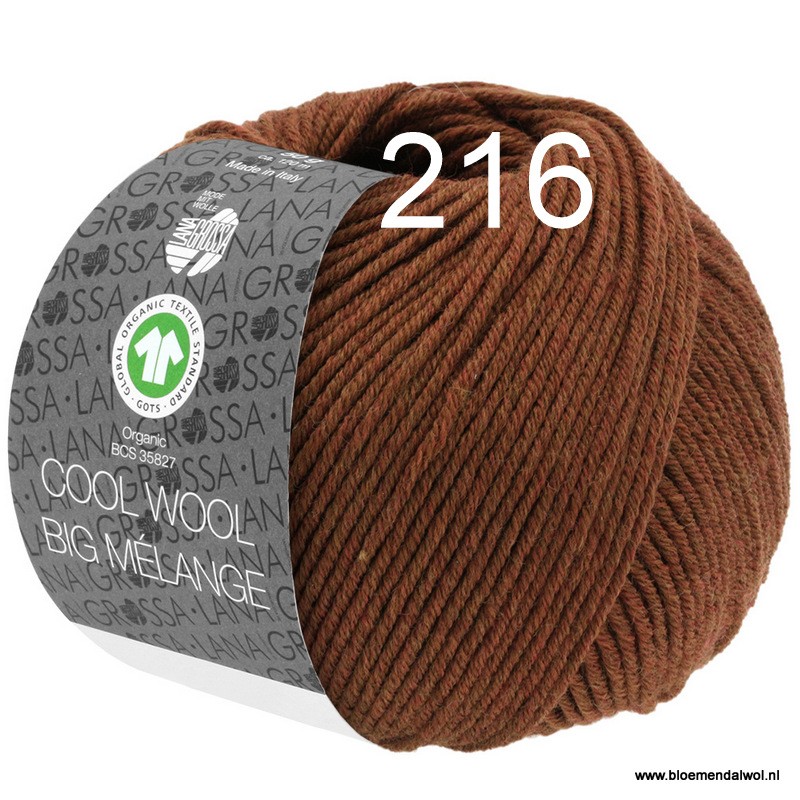 Cool Wool Big Mélange GOTS 216