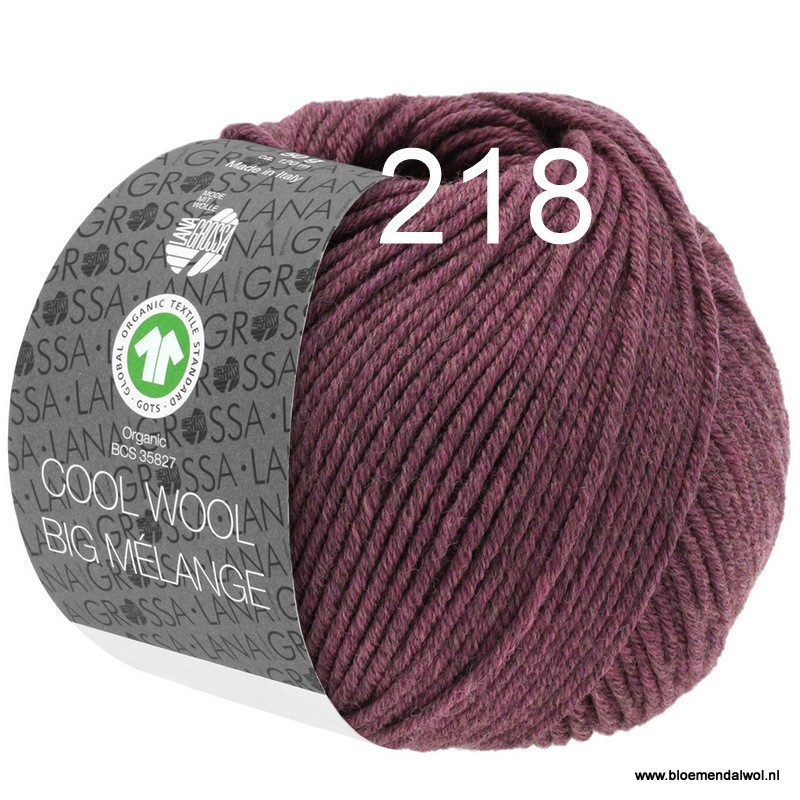 Cool Wool Big Mélange GOTS 218